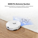Roborock S8 robot vacuum 0.4 L Bagless White