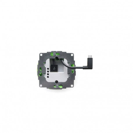 smart things sCharge socket-outlet USB C Black, Steel, White