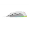 MSI CLUTCH GM11 WHITE Gaming Mouse '2-Zone RGB, upto 5000 DPI, 6 Programmable button, Symme