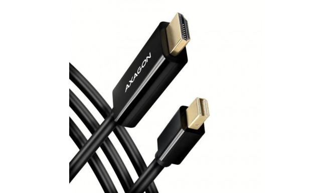 Axagon RVDM-HI14C2 Mini-DisplayPort zu HDMI Adapterkabel 4K/30 Hz 180 cm lang - Kabel - Digital/Disp