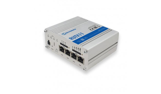 Teltonika RUTX11 wireless router Gigabit Ethernet Dual-band (2.4 GHz / 5 GHz) 4G Grey
