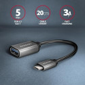 Axagon RUCM-AFAC USB cable USB 3.2 Gen 1 (3.1 Gen 1) 0.2 m USB C USB A Grey