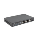 Lanberg RSFE-16P-2C-150 network switch Unmanaged Gigabit Ethernet (10/100/1000) Power over Ethernet 