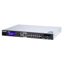 QNAP QGD-1600P Managed Gigabit Ethernet (10/100/1000) Power over Ethernet (PoE) 1U Black, Grey
