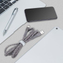 Rivacase PS 6102 GR12 USB cable USB 2.0 1.2 m USB C USB A Grey