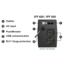 FSP iFP 800 uninterruptible power supply (UPS) Line-Interactive 0.8 kVA 480 W 2 AC outlet(s)