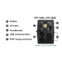 FSP iFP 2000 uninterruptible power supply (UPS) Line-Interactive 2 kVA 1200 W 2 AC outlet(s)