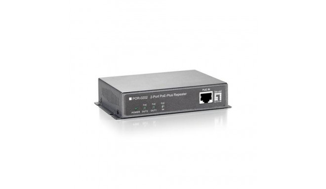 LevelOne PoE Repeater, Cascadable, 2 PoE Outputs