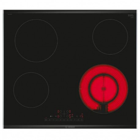 Bosch Serie 6 PKF675FP2E hob Black Built-in 60 cm Ceramic 4 zone(s)