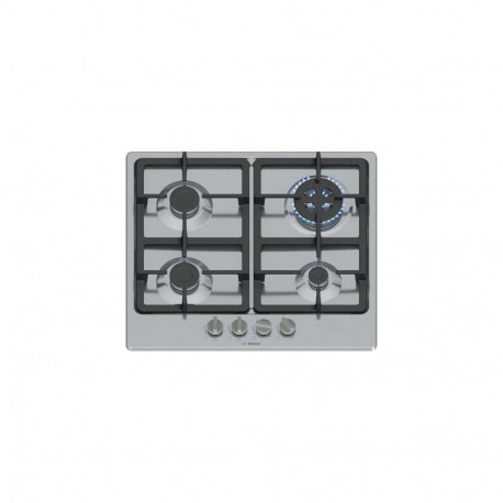 Bosch Serie 4 PGH6B5K90 hob Stainless steel Built-in 58 cm Gas 4 zone(s)