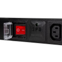LogiLink PDU8A02 power distribution unit (PDU) 8 AC outlet(s) 1U Black