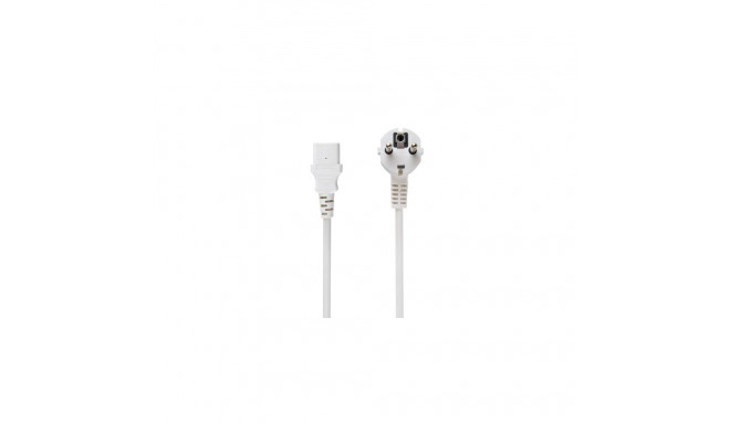 Gembird PC-186W-VDE power cable White 1.8 m CEE7/4