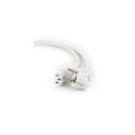 Gembird PC-186W-VDE power cable White 1.8 m CEE7/4