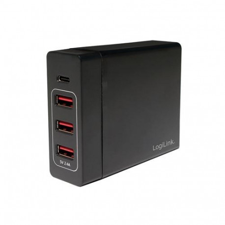 LogiLink PA0122 mobile device charger Universal Black USB Indoor