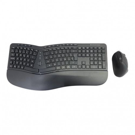 Conceptronic ORAZIO ERGO Wireless Ergonomic Keyboard &amp; Mouse Kit, Spanish layout