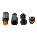 LogiLink NP0081 wire connector 2x RJ45 Black