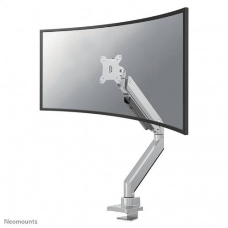 Neomounts NM-D775SILVERPLUS Monitor arm 10-49" - gas spring - Topfix - 180°-stop