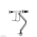 Neomounts NM-D775DXSILVER Monitor arm 10-32&quot; - gas spring - Topfix - 180°-stop