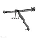 Neomounts NM-D775DX3BLACK Monitor arm 17-27&quot; - gas spring - Topfix - 180°-stop