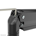 Neomounts NM-D775DX3BLACK Monitor arm 17-27&quot; - gas spring - Topfix - 180°-stop