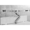 Neomounts NM-D775DX3SILVER Monitor arm 17-27" - gas spring - Topfix - 180°-stop Neomounts NM-D775DX3SILVER Monitor arm 17-27" - gas spring - Topfix - 180°-stop