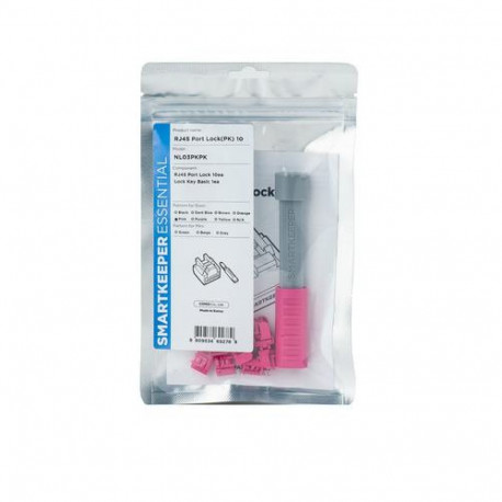 Smartkeeper NL03PKPK port blocker Port blocker + key RJ-45 Pink 1 pc(s)