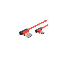 NATEC NKA-1201 USB cable USB 2.0 1 m USB A USB C Black, Red