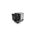Dynatron N6 computer cooling system Processor Air cooler 8 cm Aluminium, Black, Copper 1 pc(s)