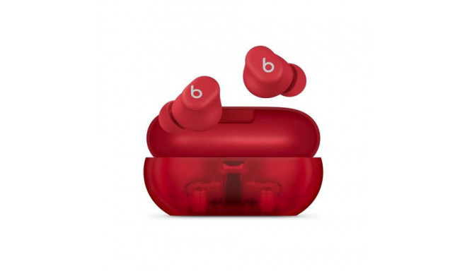 Apple Beats Solo Buds - True Wireless Earbuds - Transparent Red
