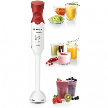 Bosch MSM64010 blender Immersion blender 450 W Red, White