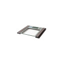 Mesko Home MS 8146 personal scale Square Silver, Transparent Electronic personal scale