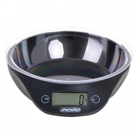 Mesko Home MS 3164 kitchen scale Black Countertop Round Electronic kitchen scale