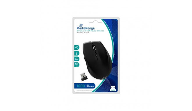 MediaRange MROS208 mouse Office Right-hand RF Wireless Optical 1600 DPI