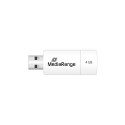 MediaRange MR970 USB flash drive 4 GB USB Type-A 2.0 Red, White