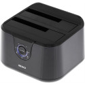 Deltaco MAP-GD35U3 storage drive docking station USB 3.2 Gen 1 (3.1 Gen 1) Type-A Black
