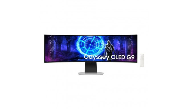 Samsung S49DG954SU computer monitor 124.5 cm (49&quot;) 5120 x 1440 pixels Dual QHD OLED Silver