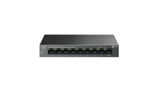 TP-Link LiteWave LS109P network switch Unmanaged Fast Ethernet (10/100) Power over Ethernet (PoE) Bl