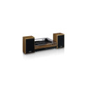 Lenco LS-100WD audio turntable Belt-drive audio turntable Black, Oak Automatic