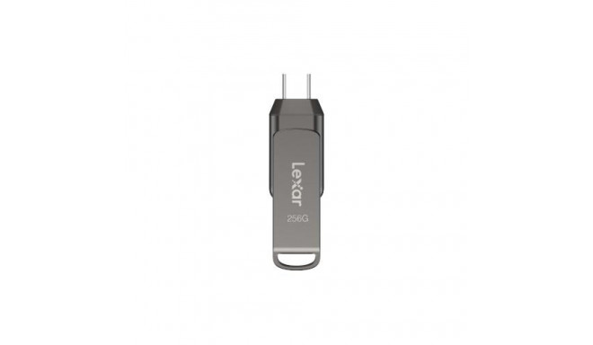 Lexar JumpDrive LJDD400256G-BNQNG USB flash drive 256 GB USB Type-C 3.2 Gen 1 (3.1 Gen 1) Grey
