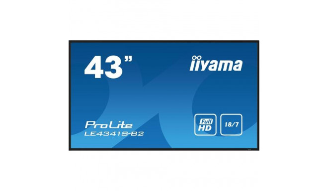 iiyama PROLITE LE4341S-B2 Digital signage flat panel 108 cm (42.5&quot;) LCD 350 cd/m² Full HD B