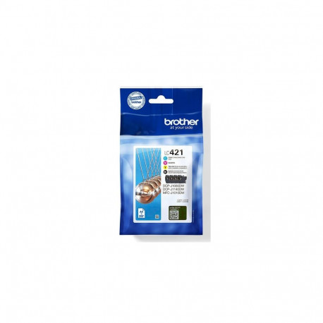 Brother LC421VALDR ink cartridge 4 pc(s) Original Black, Cyan, Magenta, Yellow