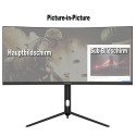 LC-Power LC-M30UWFC computer monitor 76.2 cm (30&quot;) 2560 x 1080 pixels UltraWide Full HD LED