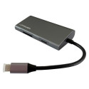 LC-Power LC-HUB-C-MULTI-5 laptop dock/port replicator Wired USB 3.2 Gen 1 (3.1 Gen 1) Type-C Anthrac