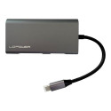 LC-Power LC-HUB-C-MULTI-5 laptop dock/port replicator Wired USB 3.2 Gen 1 (3.1 Gen 1) Type-C Anthrac