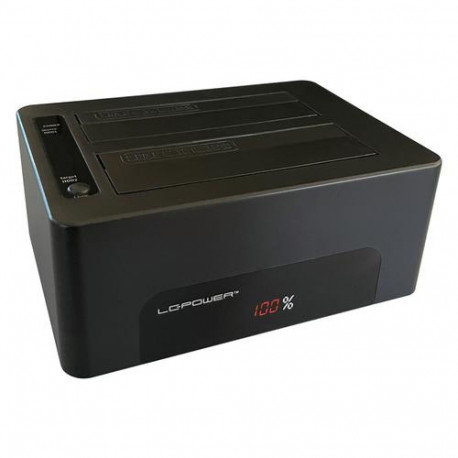 LC-Power LC-DOCK-U3-V storage drive docking station USB 3.2 Gen 1 (3.1 Gen 1) Type-B Black