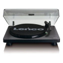 Lenco L-30BK audio turntable Belt-drive audio turntable Black Semi Automatic