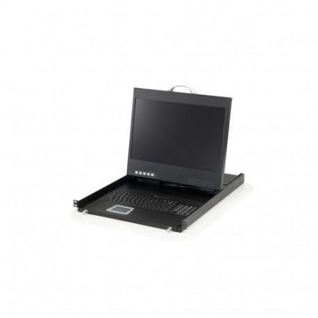 LevelOne 19" Widescreen LCD KVM Rack Console, US Keyboard