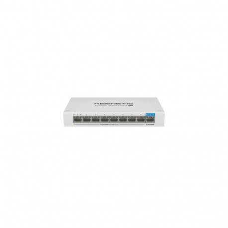 Keenetic PoE+ Switch 9 (KN-4710) 9-Port Gigabit Switch with 8 PoE+ Ports and 120 W Power Budget