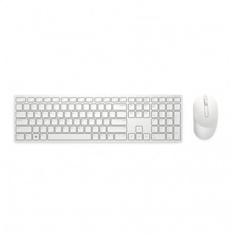 DELL Pro Keyboard and Mouse - KM5221W - US International (QWERTY) - White