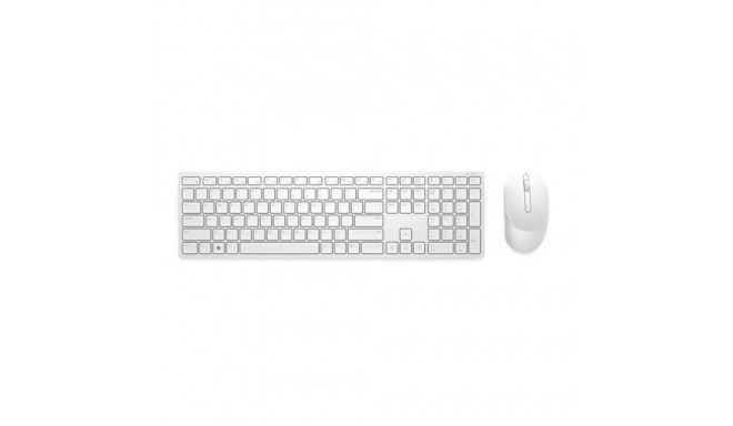 DELL Pro Keyboard and Mouse - KM5221W - US International (QWERTY) - White